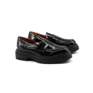 Mocassino in vernice da donna