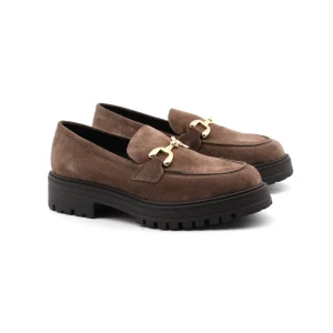 Mocassino scamosciato da donna