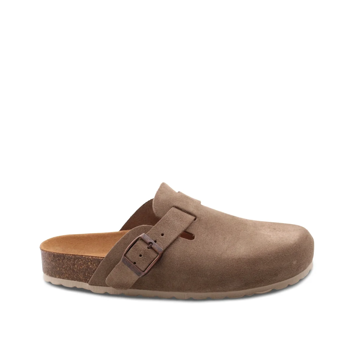 Sabot in scamosciato con fibbia donna - immagine 7