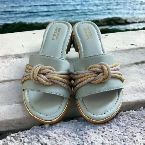 SCALZATO CON TACCO BOTTEGA SMERALDA