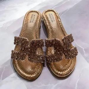 SCALZATO AD H BRILLANTINATO BOTTEGA SMERALDA