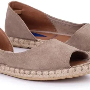 ESPADRILLAS CON PUNTA APERTA CRUZ VERBENAS