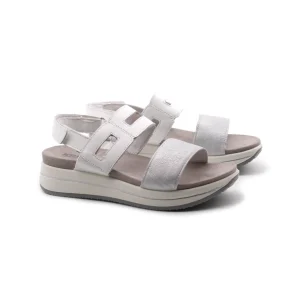 Sandalo platform bicolore made in Italy