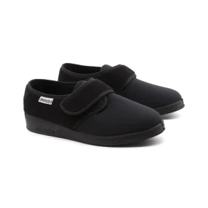 Pantofola con velcro da donna