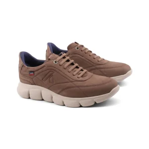 Sneaker casual da uomo in vera pelle