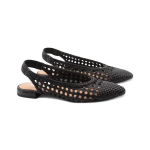 Guatavita ballerina pelle intrecciata