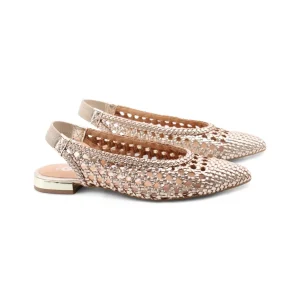 Guatavita ballerina pelle intrecciata