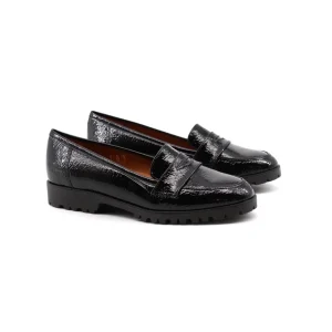 Mocassino in vernice da donna