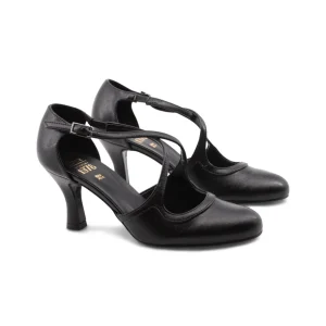 Décolleté con cinturini incrociati