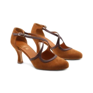 Décolleté con cinturini incrociati