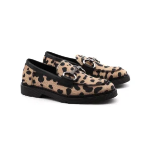 Mocassino maculato con morsetto