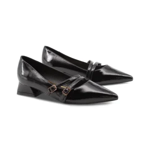 Lucan ballerina in vernice con tacco