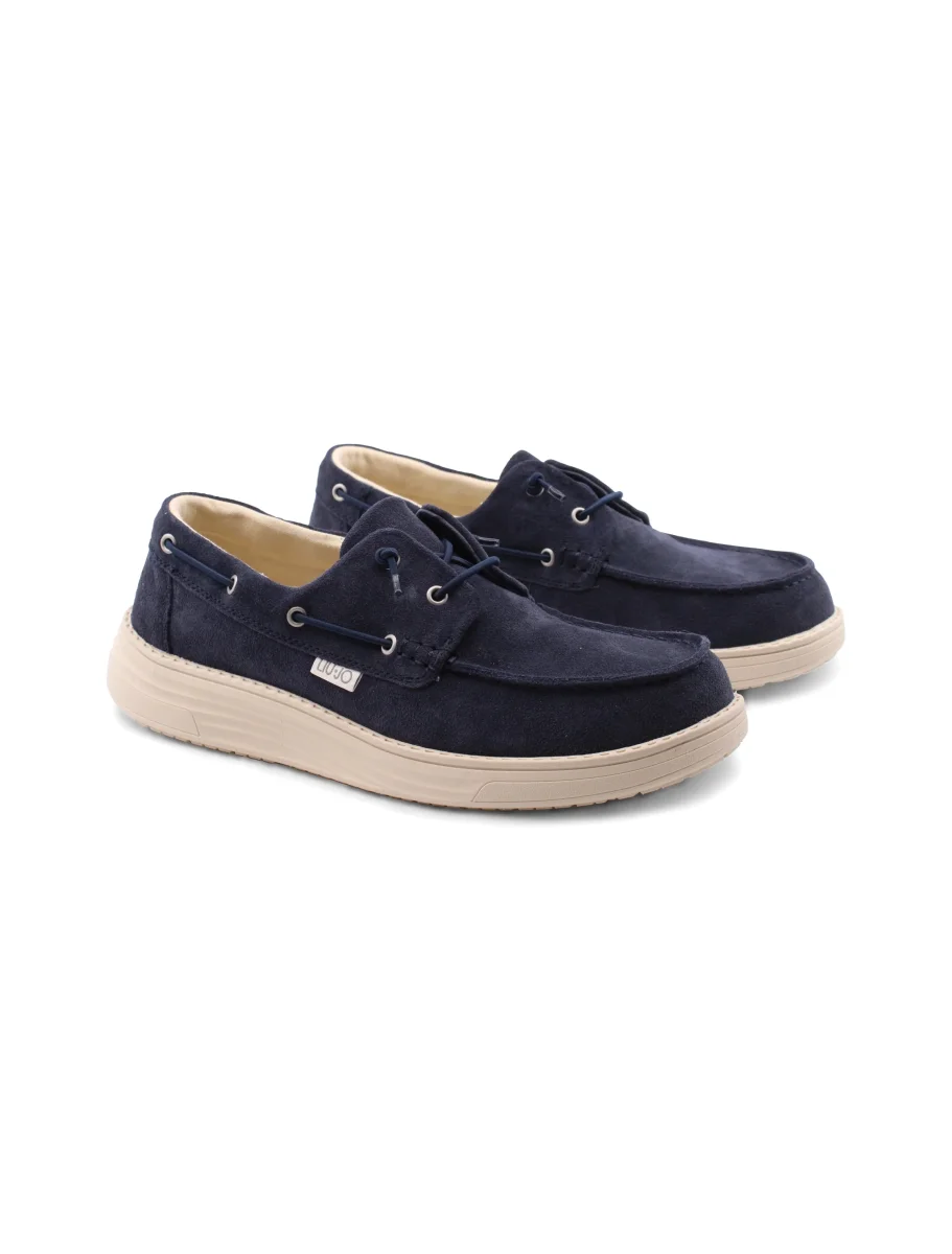 Riva 01 scarpa da barca in suede da uom