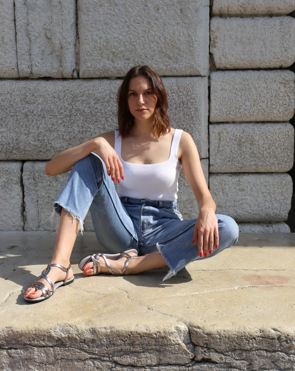 Sandalo Roma argento - ultimo 42-43 - immagine 3