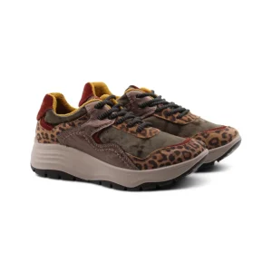 Sneaker animalier da donna