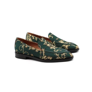 Mocassino da donna in tessuto jacquard