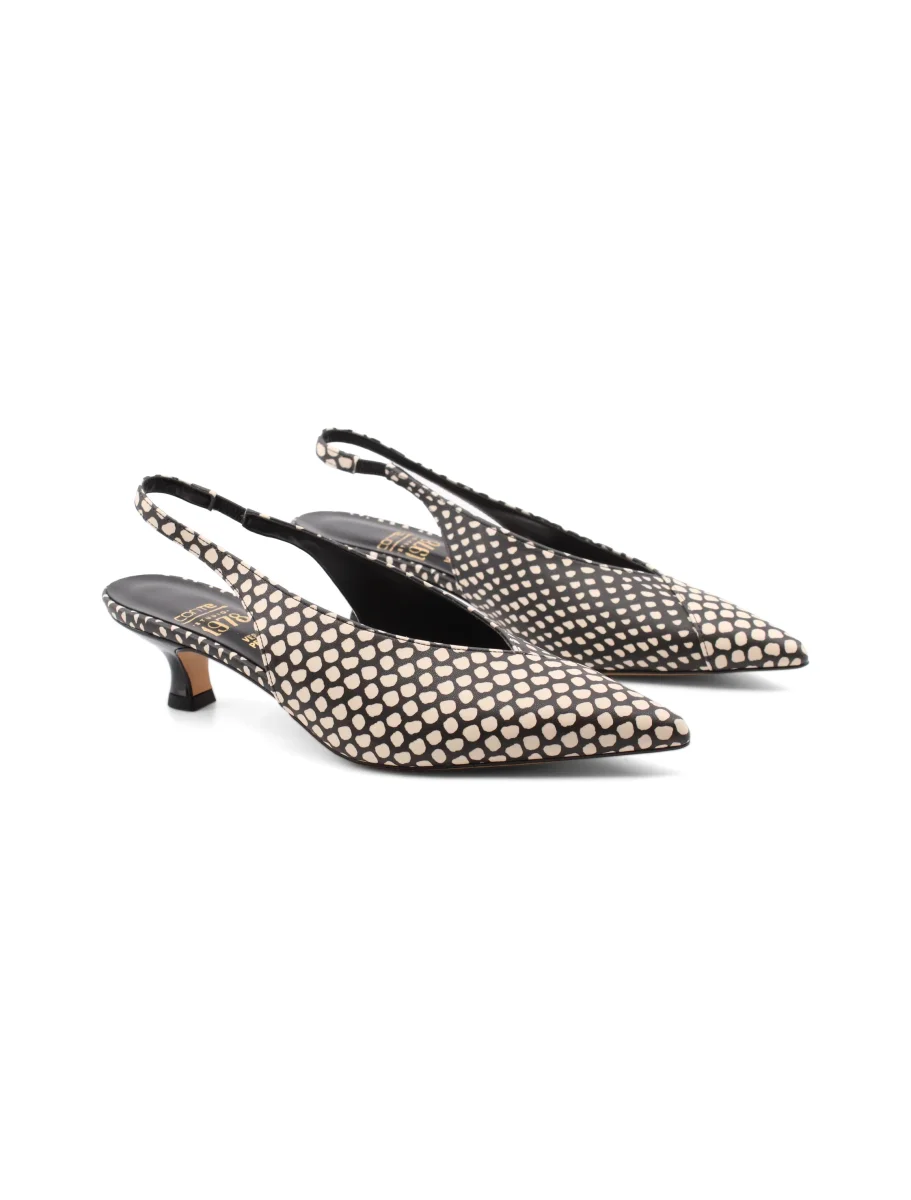 Décolleté kitten heels a mandorla donna