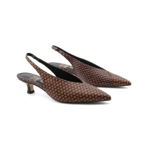 Décolleté kitten heels a mandorla donna