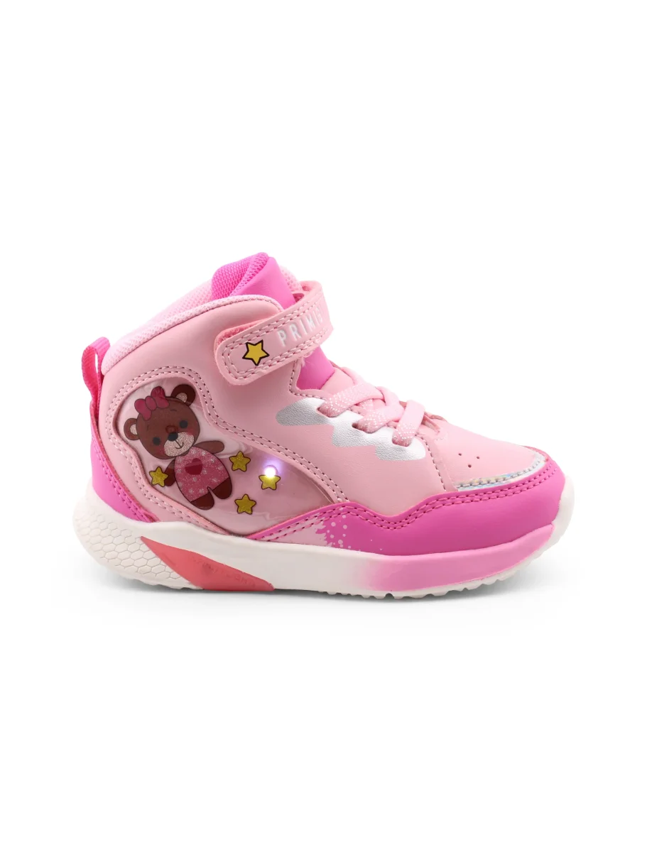Sneaker alta primi passi con luci bimba - immagine 3