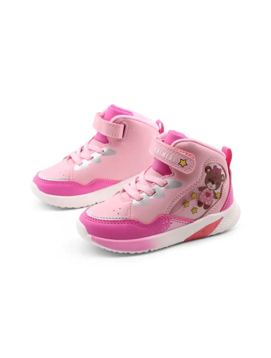 Sneaker alta primi passi con luci bimba - immagine 5