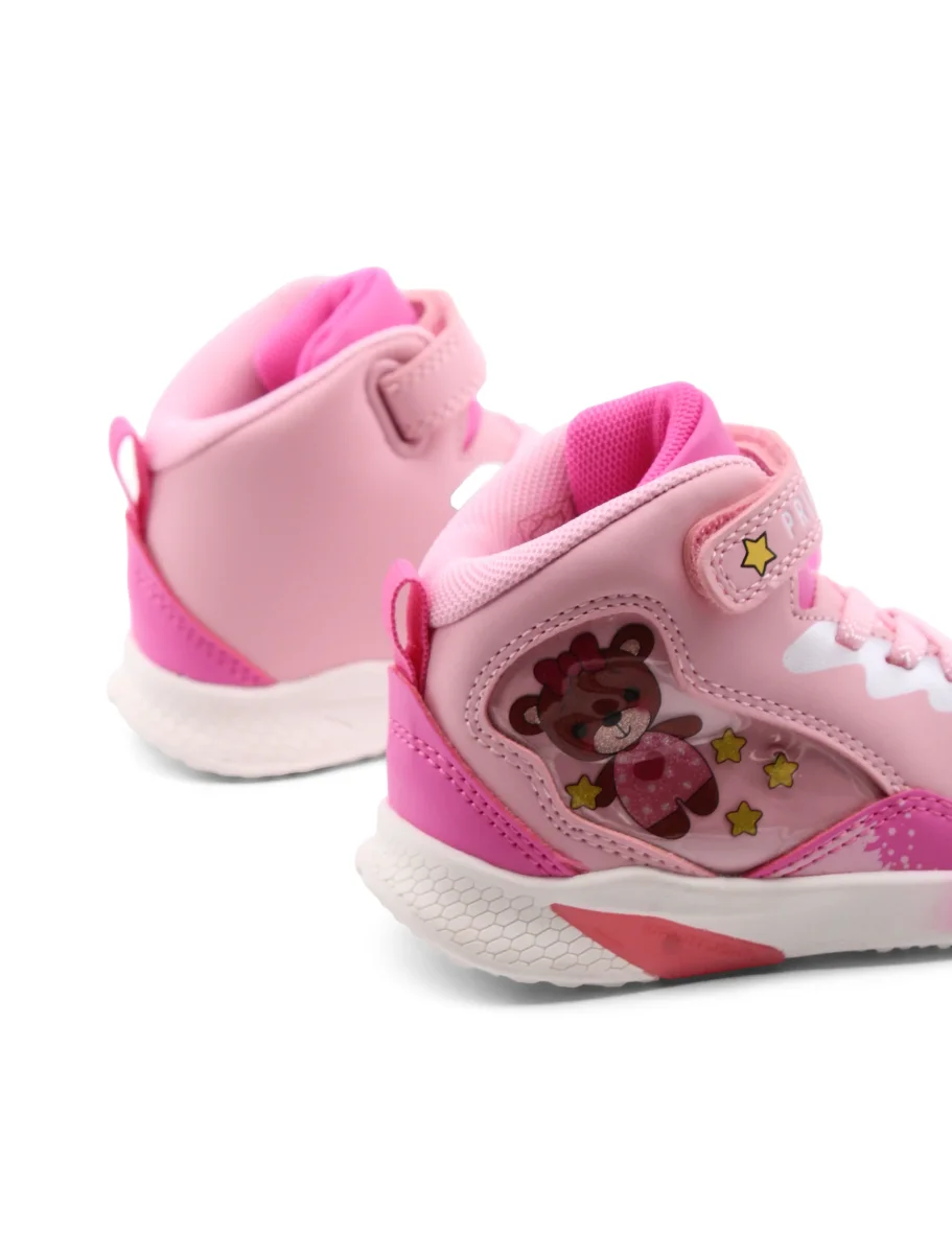 Sneaker alta primi passi con luci bimba - immagine 6