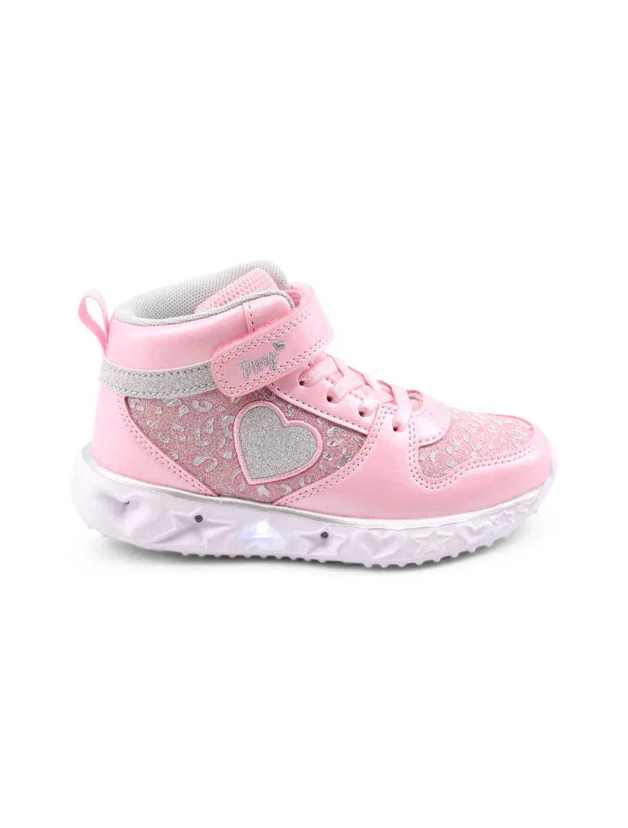 Sneaker alta con luci da bimba - immagine 3