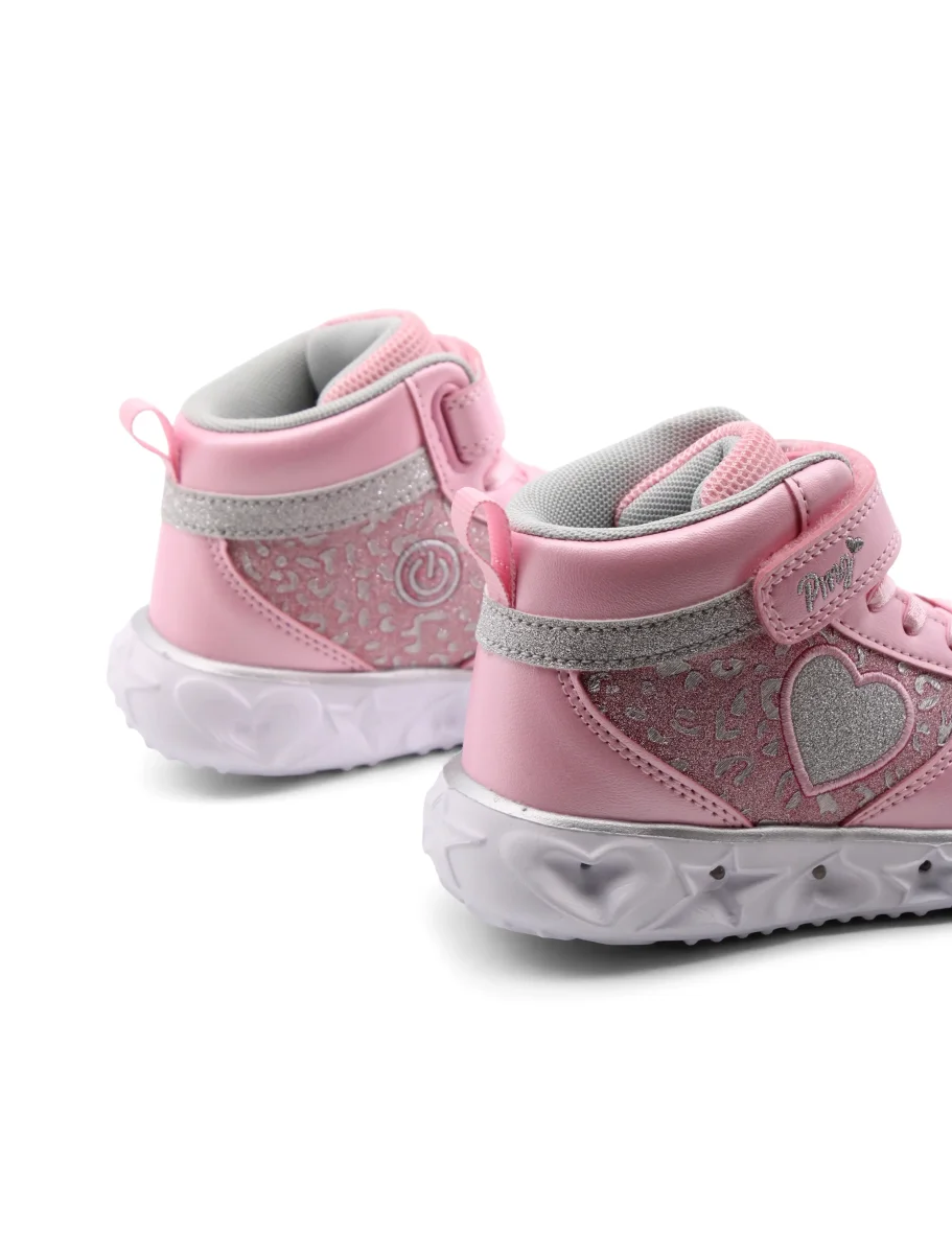 Sneaker alta con luci da bimba - immagine 6