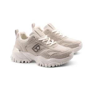 Sneaker con strass da donna