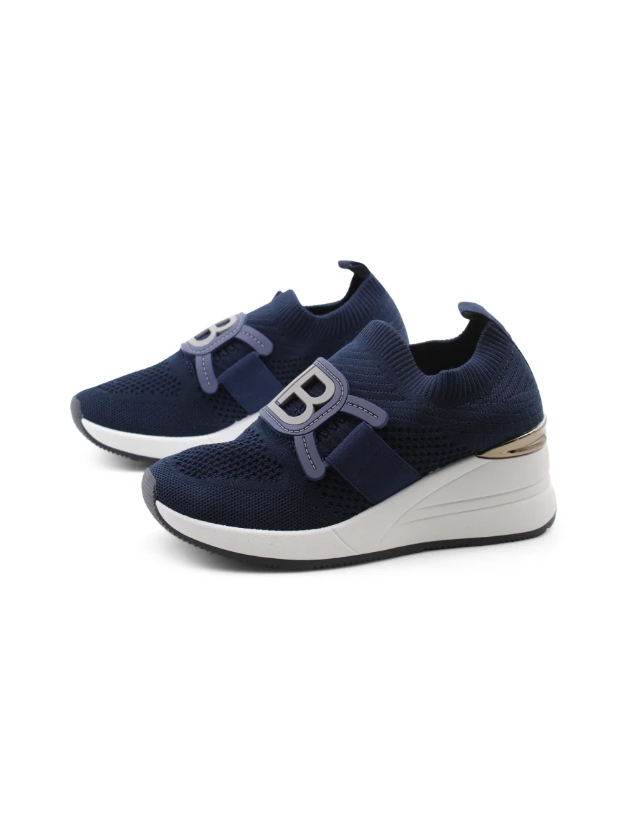 Sneaker slip on con zeppa da donna - immagine 5