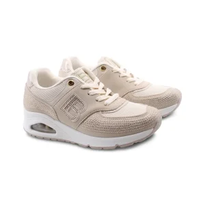 Sneaker con cuscinetto ad aria e strass