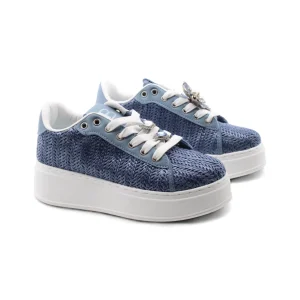 Sneaker platform gioiello da donna