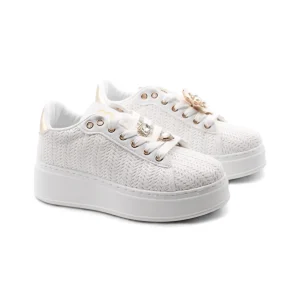 Sneaker platform gioiello da donna