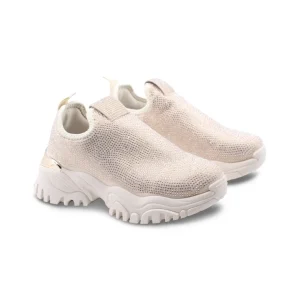 Sneaker chunky gioiello slip on donna