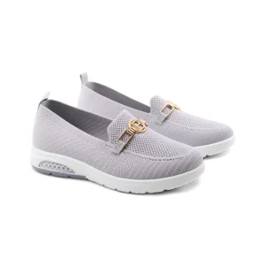 Mocassino con suola sportiva da donna