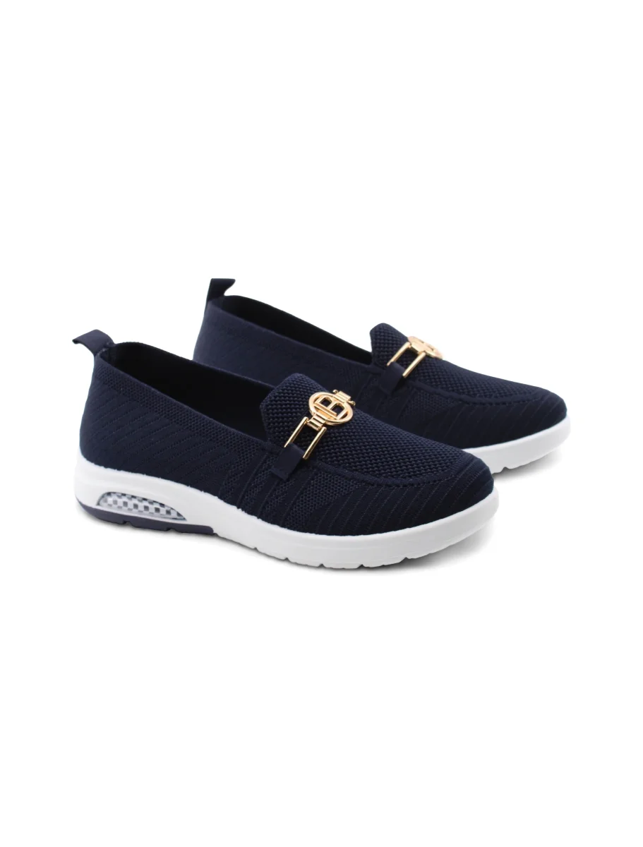 Mocassino con suola sportiva da donna