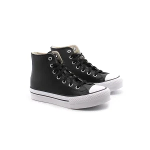 Ctas Eva Lift Hi sneaker in pelle bimba