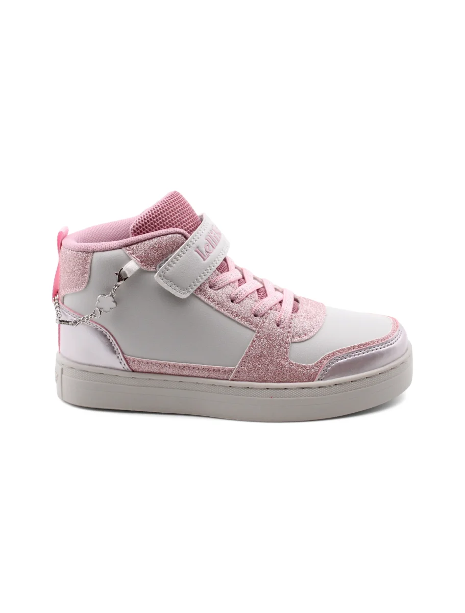 Gioiello sneaker alta con glitter bimba - immagine 3