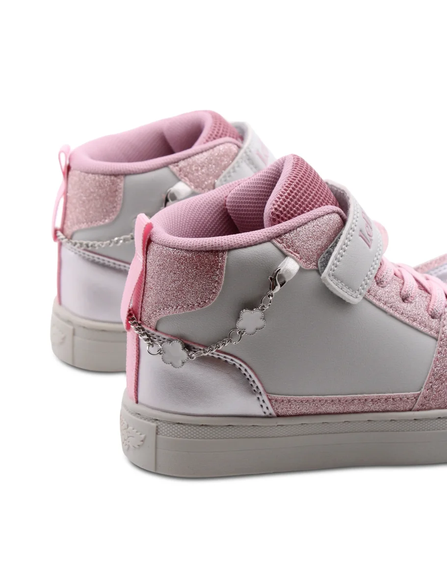 Gioiello sneaker alta con glitter bimba - immagine 6