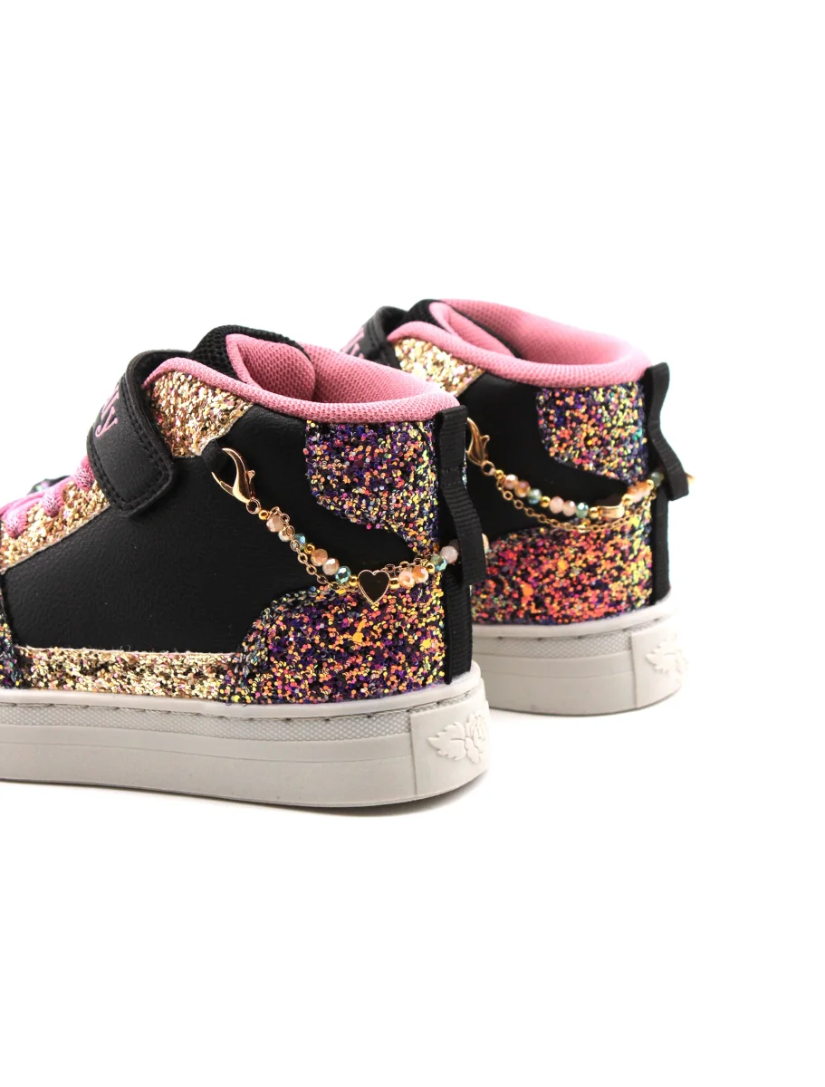 Gioiello sneaker alta con glitter bimba - immagine 6