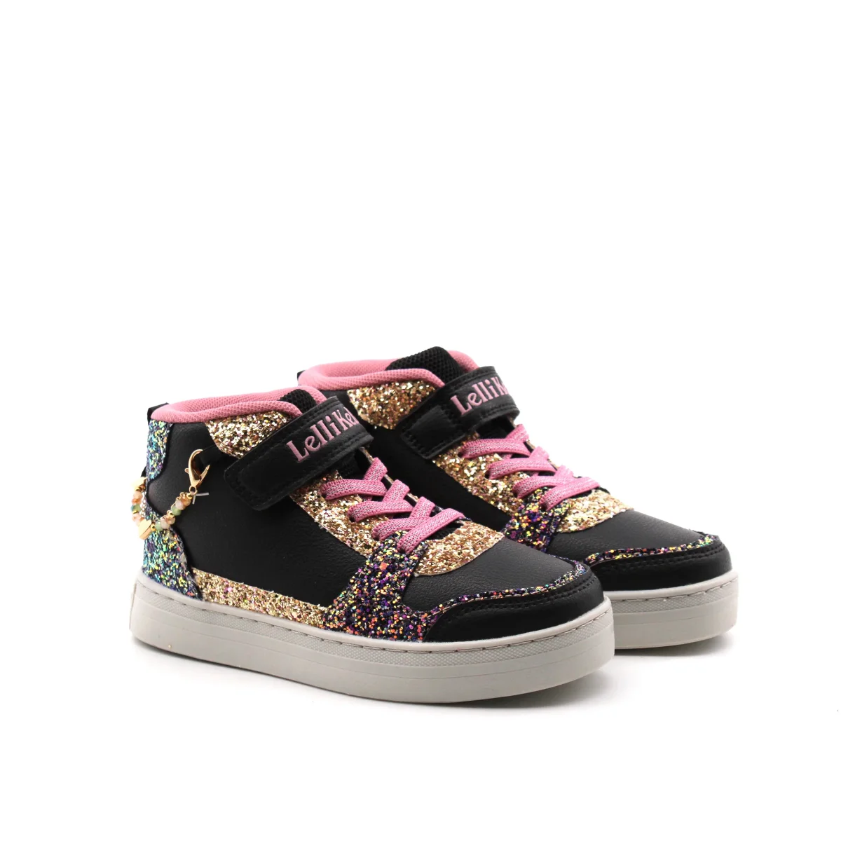 Gioiello sneaker alta con glitter bimba - immagine 7