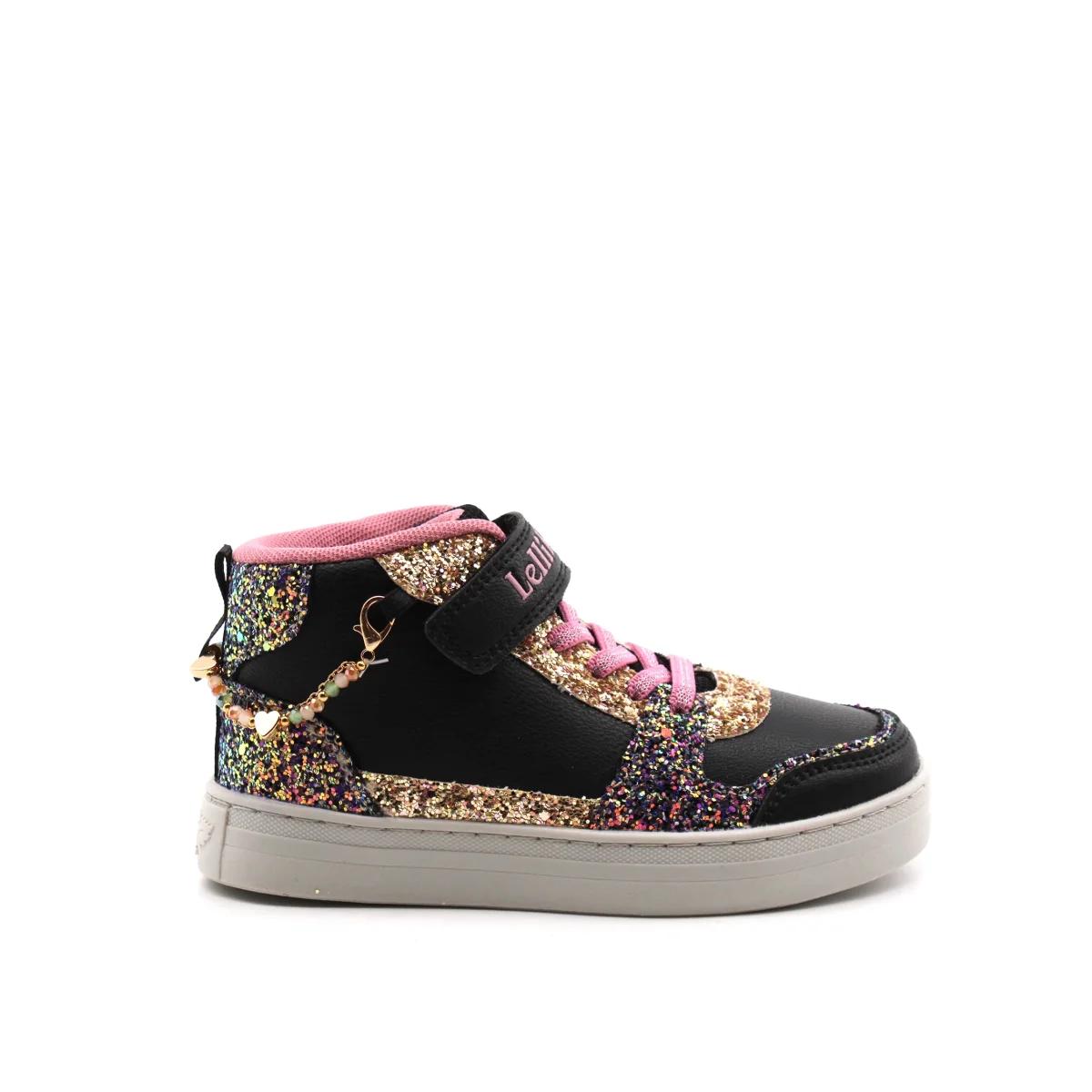 Gioiello sneaker alta con glitter bimba - immagine 8