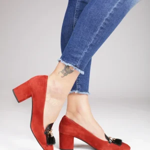 Giuditta in camoscio mattone - ultimo 35