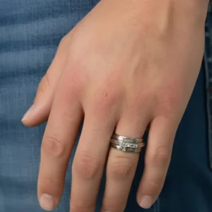 Anello Croce Argento