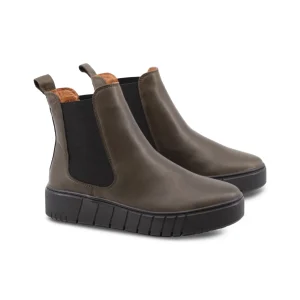 Chelsea platform in pelle da donna