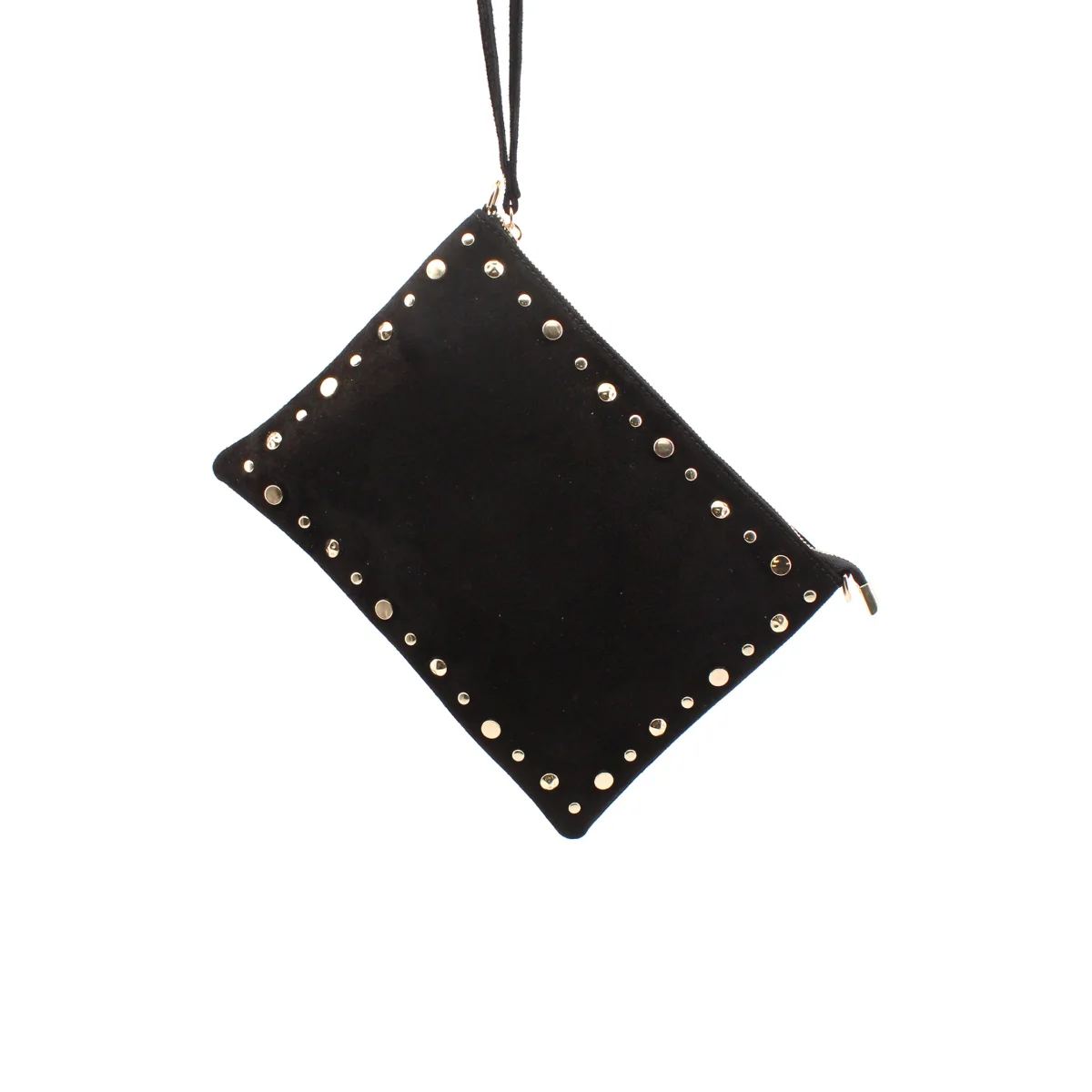 Pochette scamosciata con borchie donna - immagine 5