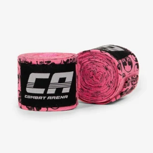 Bendaggi Fasce mani Combat Arena Pink Skulls 4.5 metri