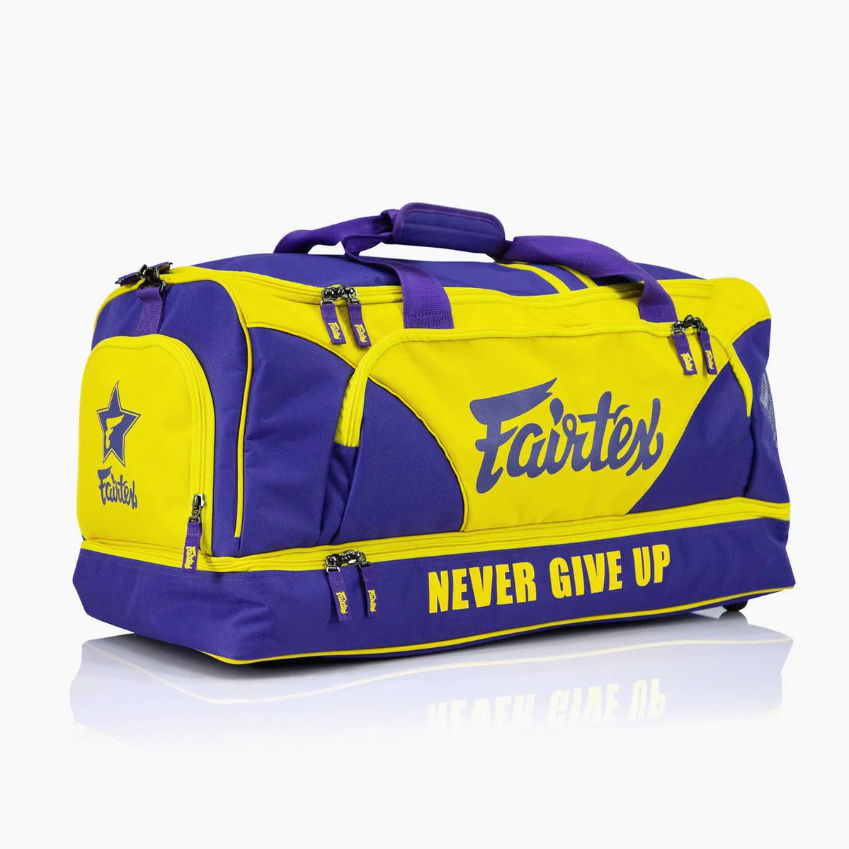 Borsone da palestra Fairtex BAG2 Viola-giallo