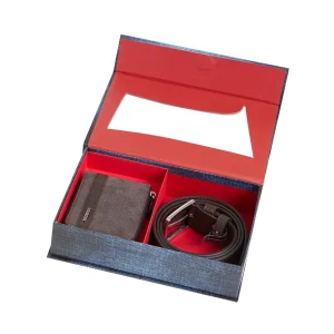 Set Portafoglio e cintura da uomo