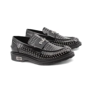 Sabbath 4575 mocassino nero con borchie