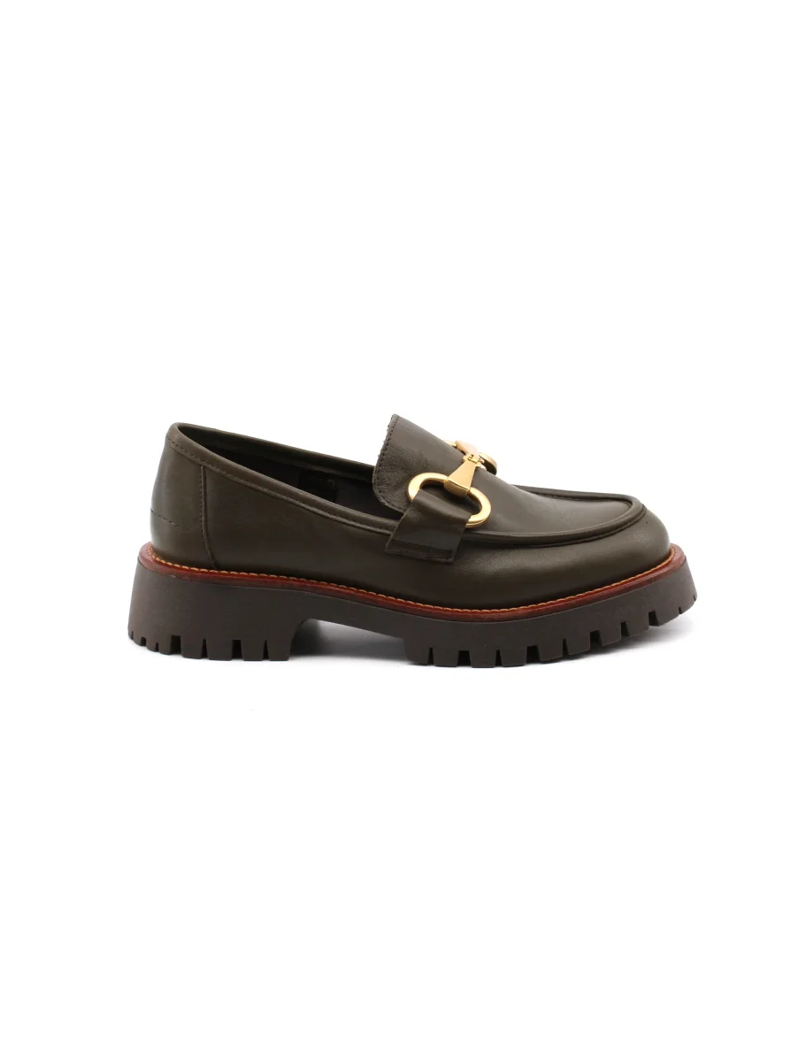 Mocassino Chunky in pelle con morsetto - immagine 3